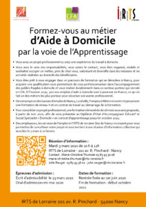 Formez-Vous au métier d’Aide à Domicile !