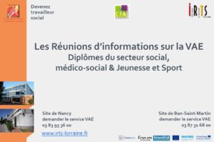 Réunions d’informations sur la VAE